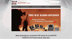 Desktop Screenshot of maxtop.com